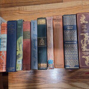 Lot of 12 Vintage 1916 - 1966 Hardcover Books Novels in Various Conditions